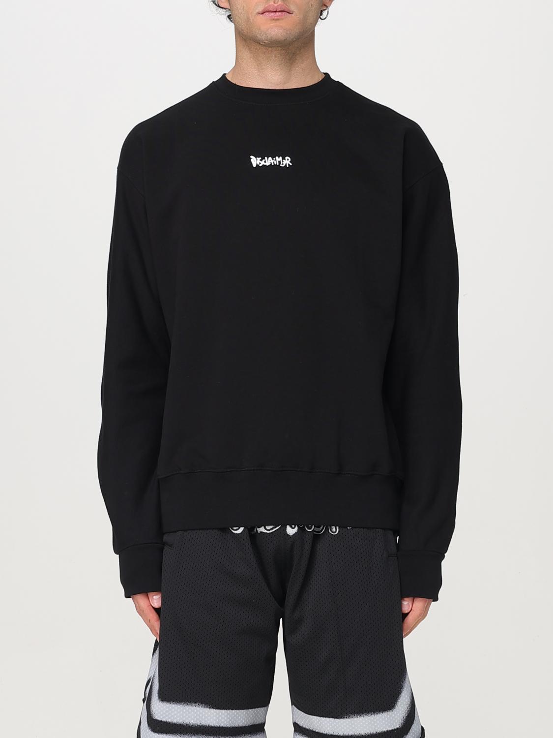 Disclaimer Sweatshirt  Men Color Black In Black