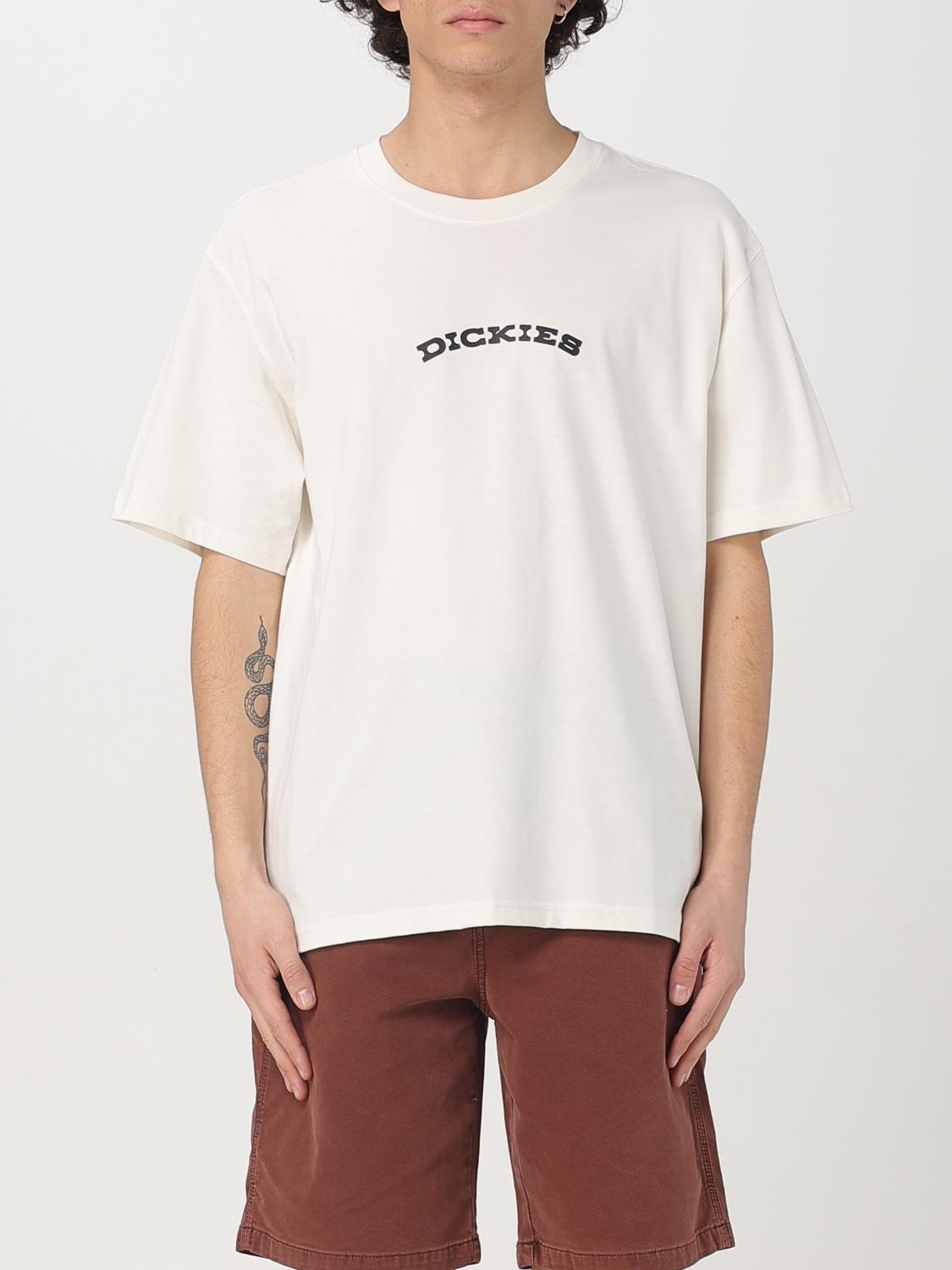 Dickies T-shirt  Men Color Yellow Cream In Yellow Cream