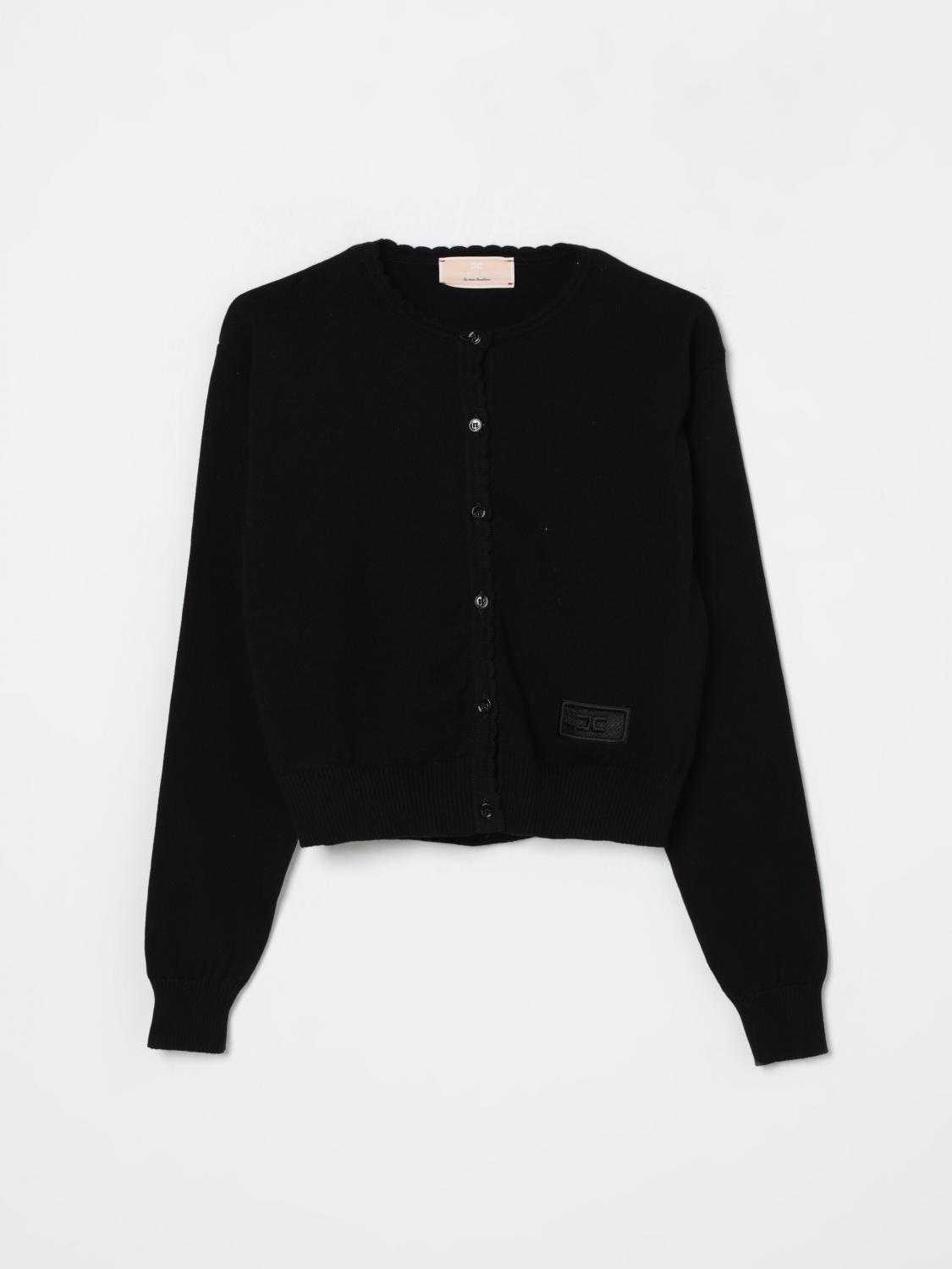 Shop Elisabetta Franchi La Mia Bambina Sweater Kids Color Black
