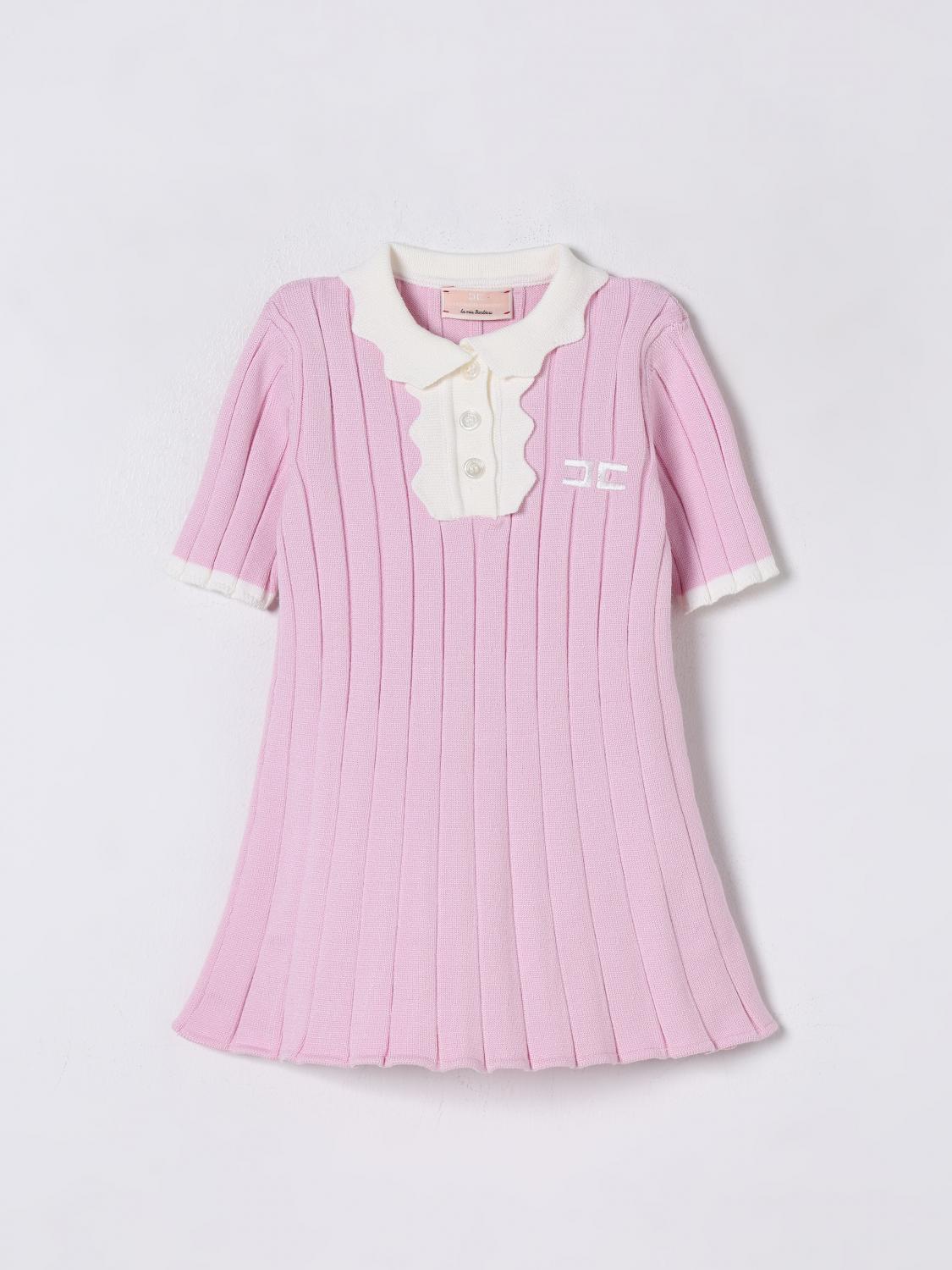 Elisabetta Franchi La Mia Bambina Romper Kids Color Pink In Pink