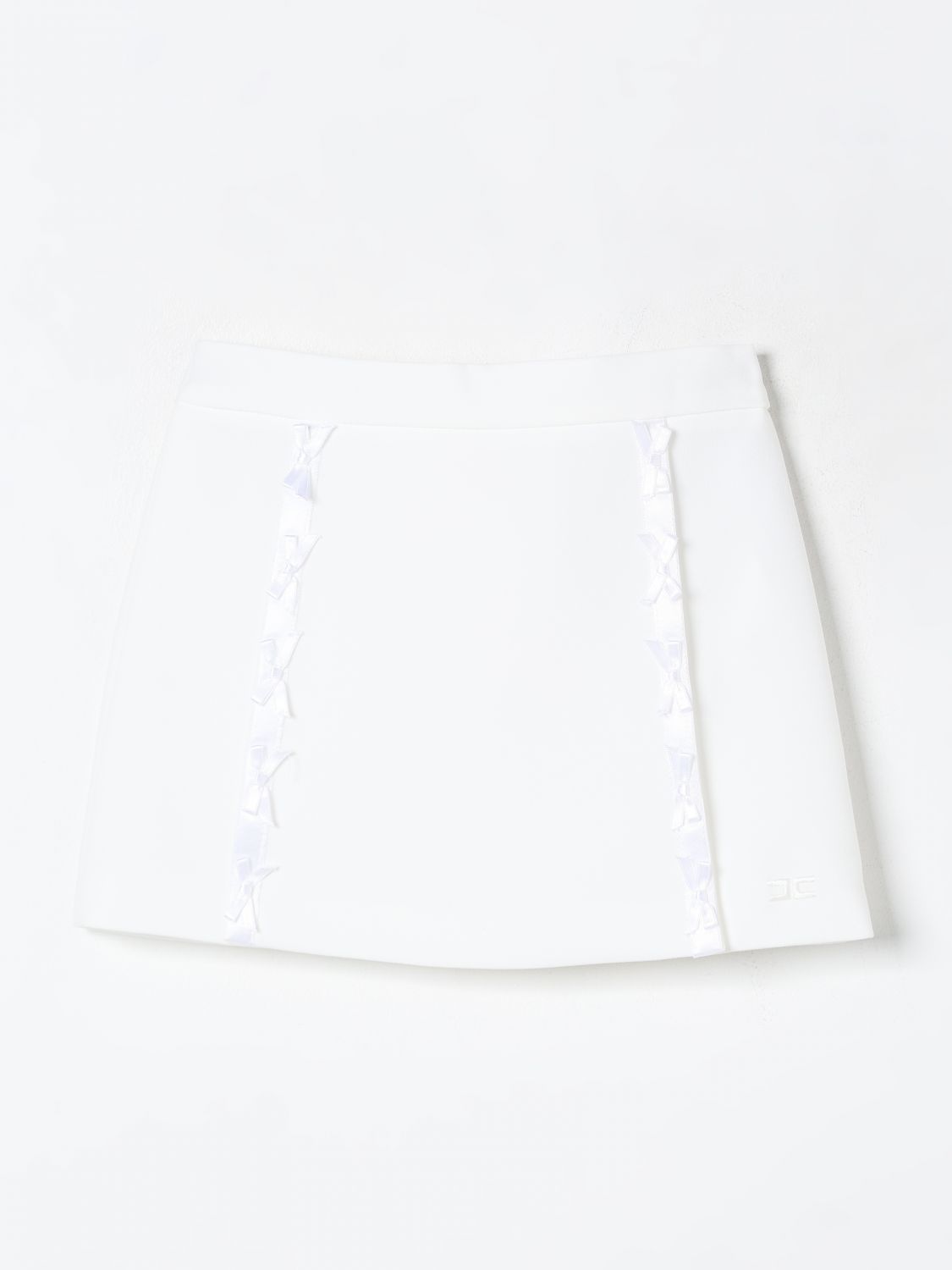Elisabetta Franchi La Mia Bambina Skirt Kids Color Yellow Cream In Yellow Cream