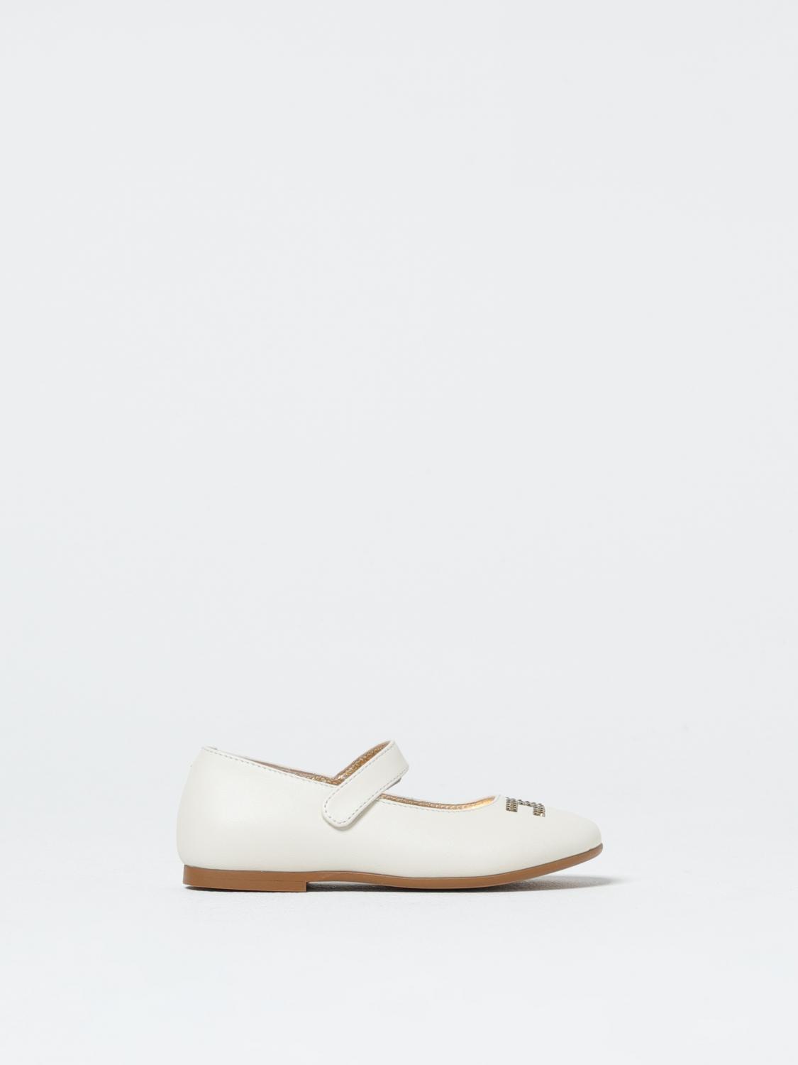 Shop Elisabetta Franchi La Mia Bambina Shoes Kids Color Butter
