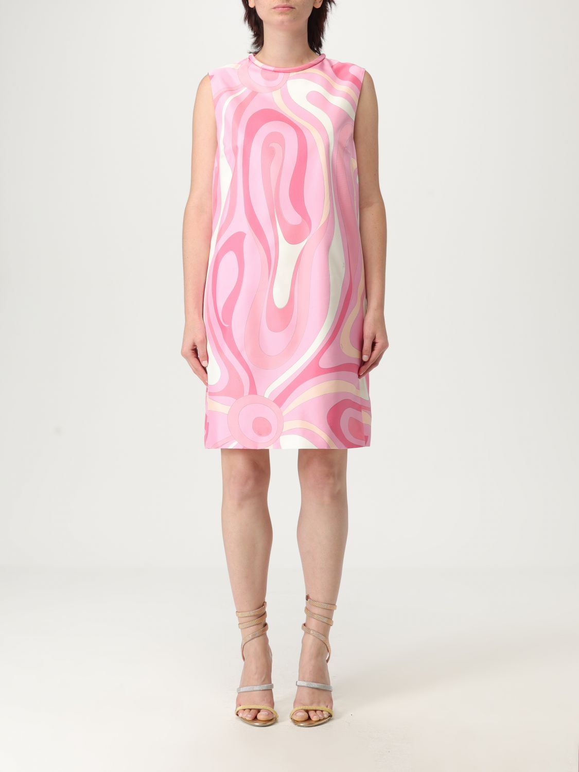 Pucci Dress Woman Color Pink In Pink