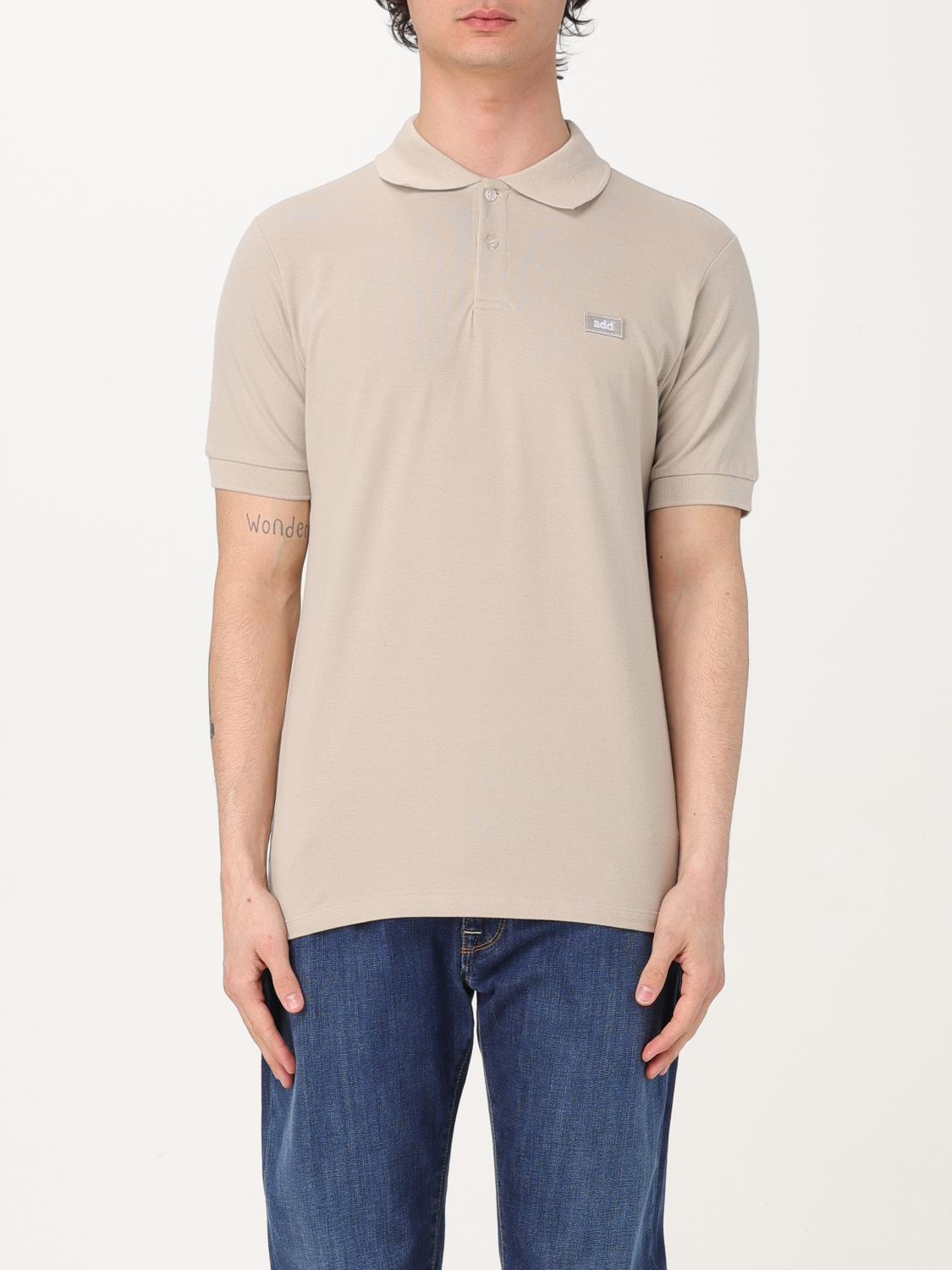 Add Polo Shirt Men Color Beige In Beige