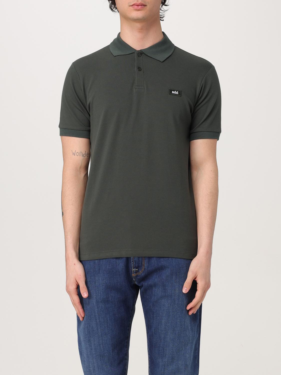 Add Polo Shirt  Men Color Military In Military