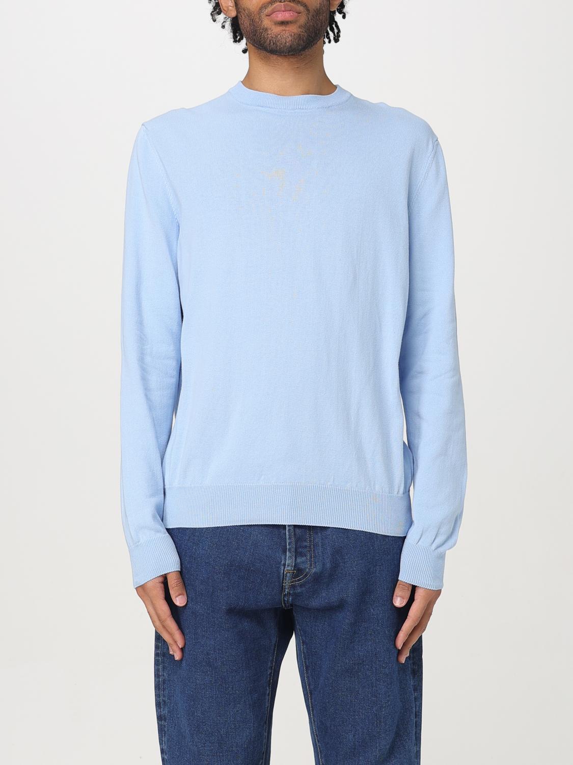 Add Sweater Men Color Gnawed Blue In Gnawed Blue