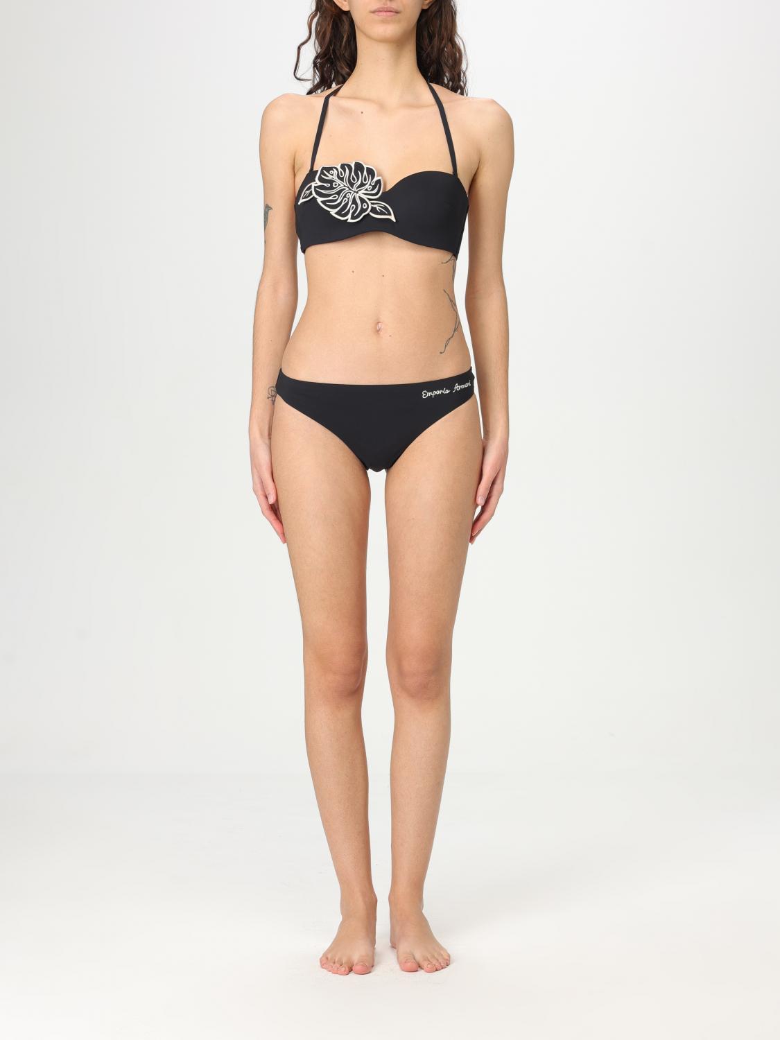 Emporio Armani Swimsuit Swimwear Woman Color Black In Black