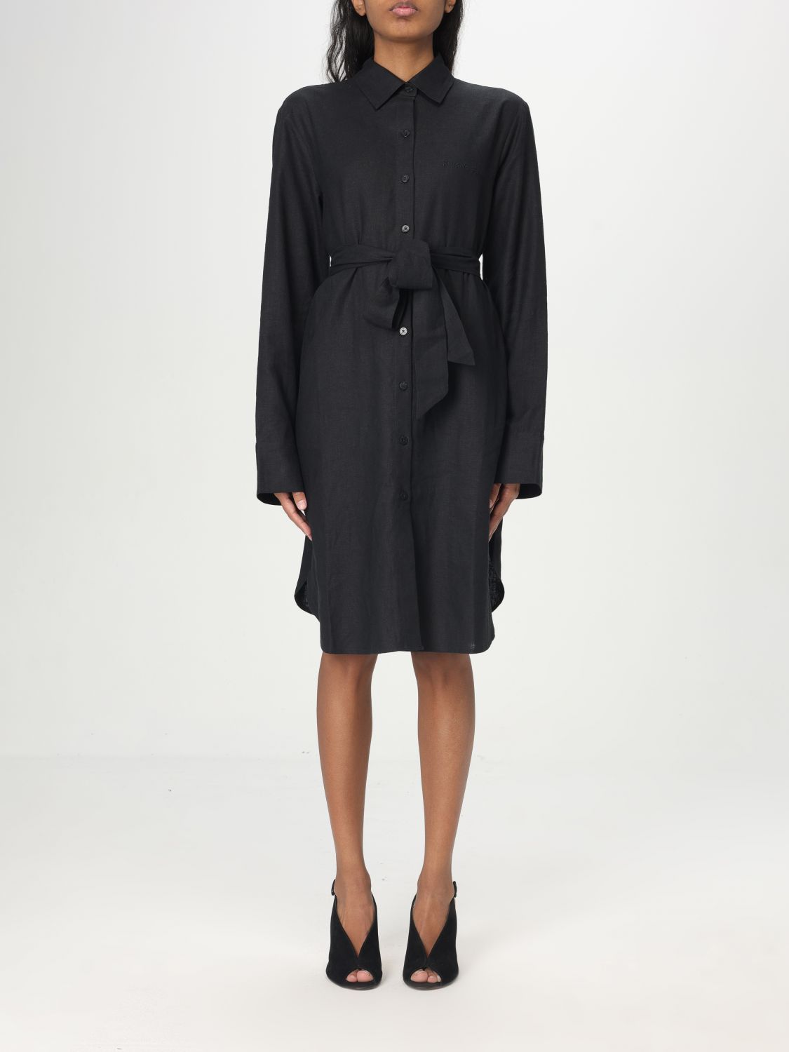 Shop Emporio Armani Dress Swimwear Woman Color Black In Schwarz