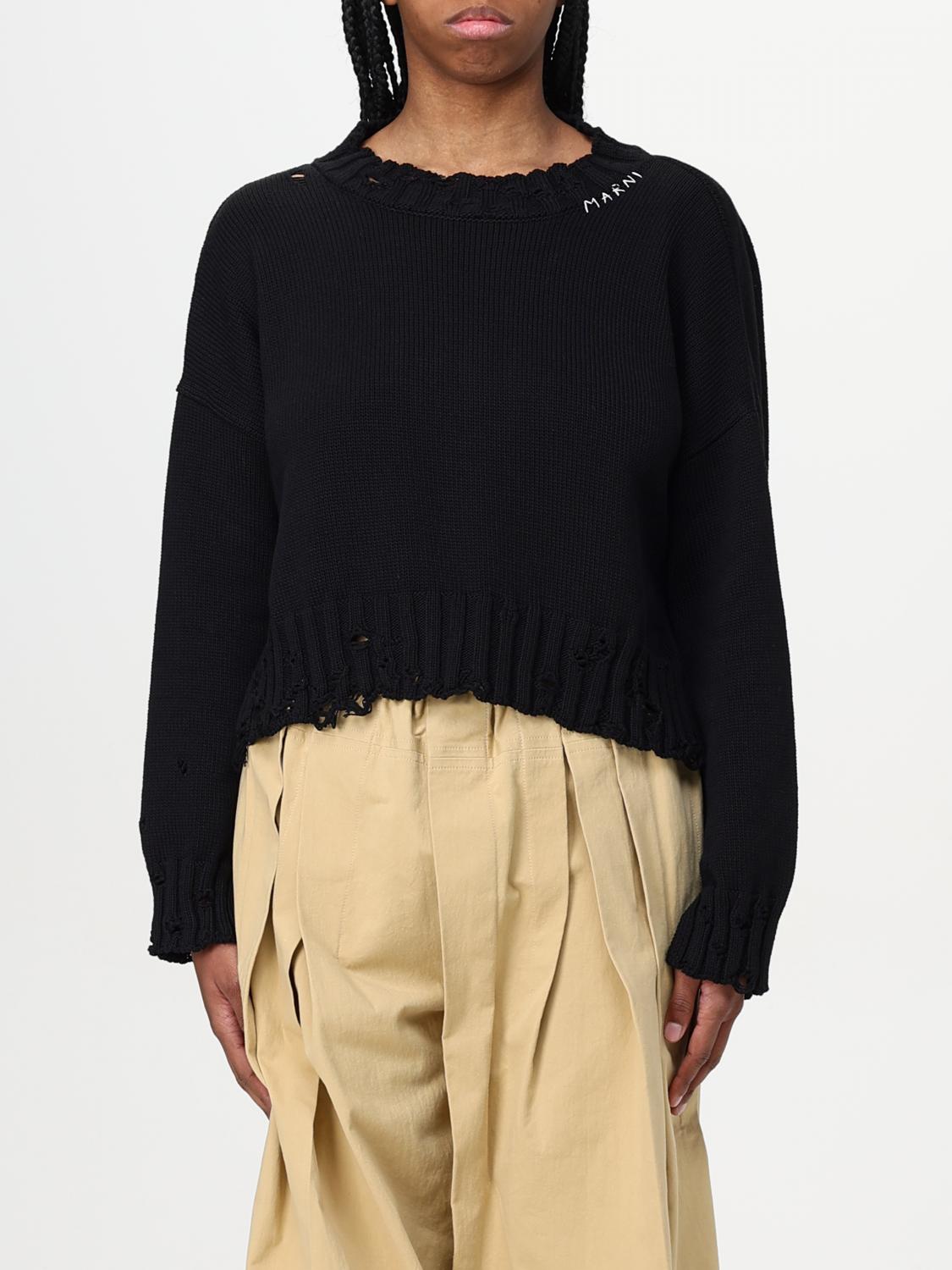 Marni Sweater Woman Color Black In Black