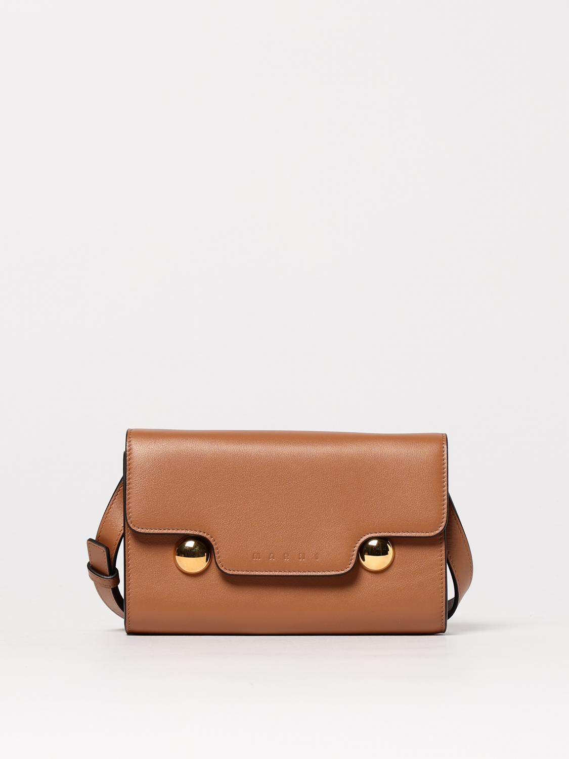 Marni Crossbody Bags Woman Color Tobacco In Tobacco