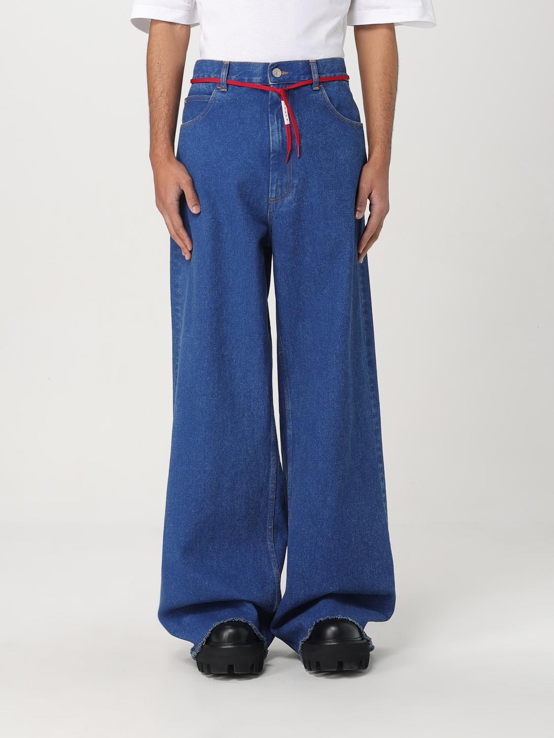 Marni Five Pockets Wide-leg Jeans In Denim