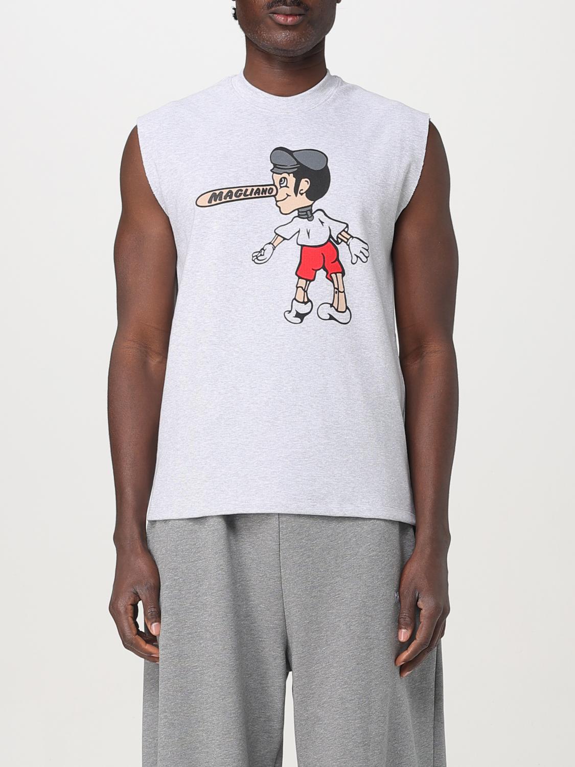 Magliano Beige Cotton Blend Mascotte Tank Top In Perle