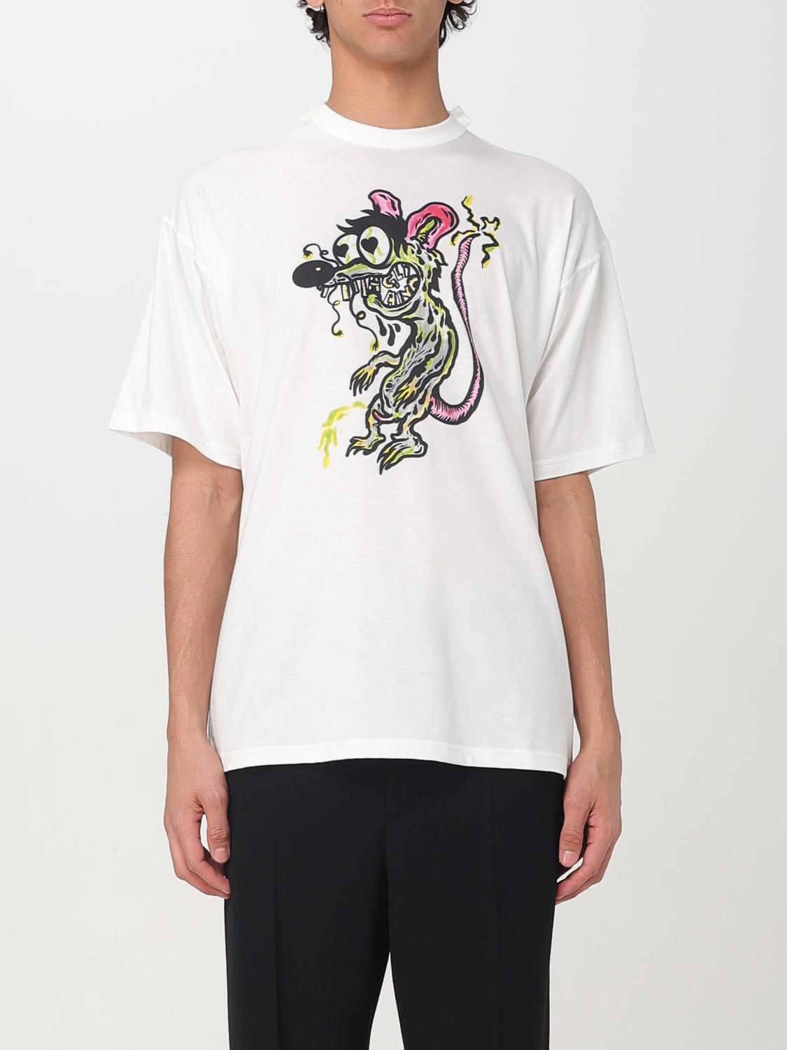 Magliano Mouse Printed Tee In Weiss