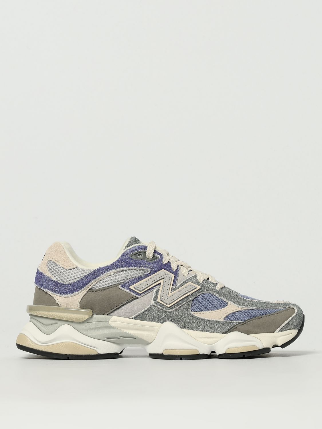 New Balance Mesh Panel Sneakers With Textured Outsole