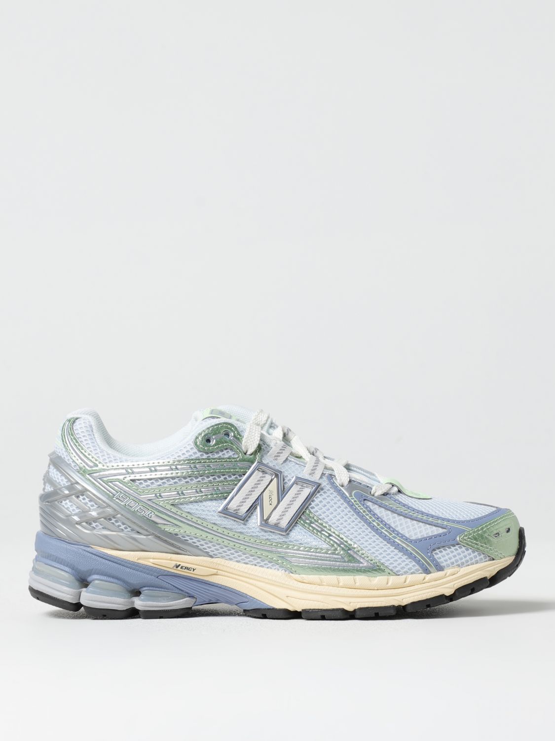 New Balance Blue Low Top Sneaker With Logo Patch On Tongue And Side And Perforated Panels In Tech Fabric Unisex