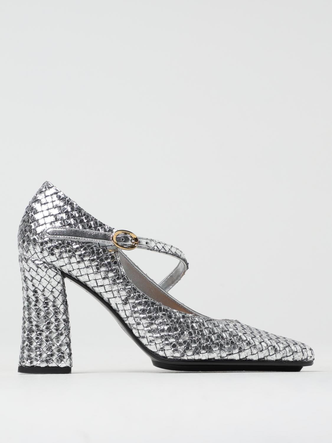 BOTTEGA VENETA PUMPS BOTTEGA VENETA WOMAN COLOR SILVER 427879061