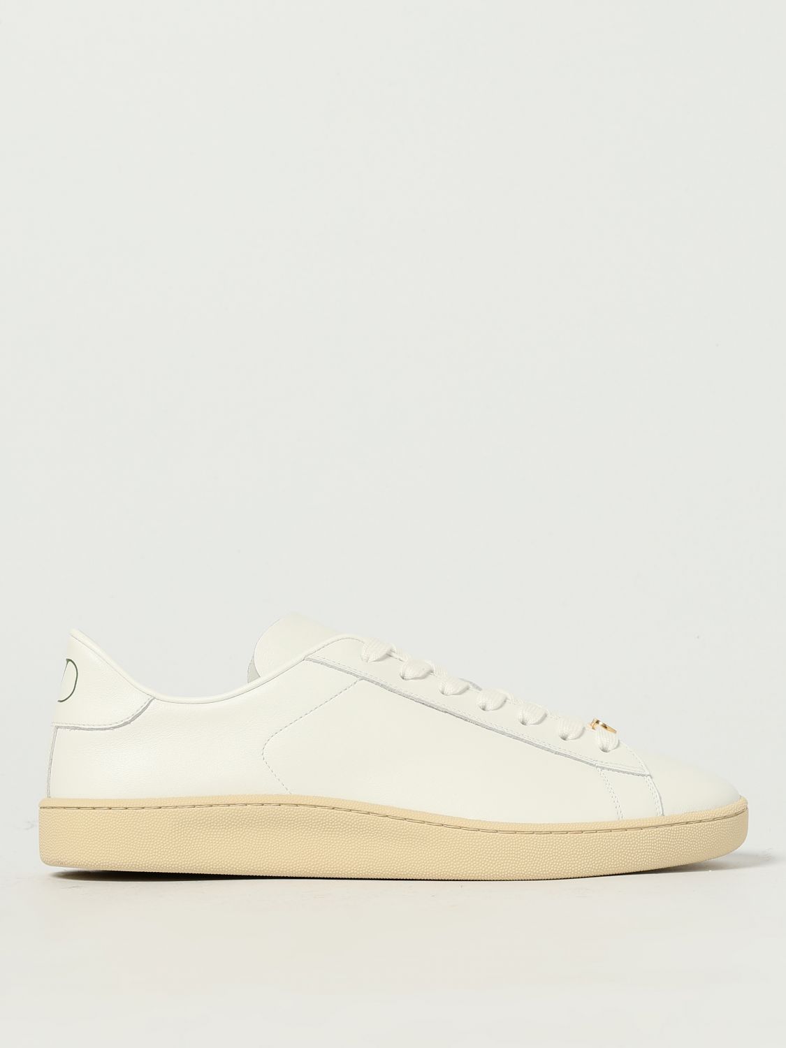 Valentino White Leather Vlogo Signature Sneakers In Multi