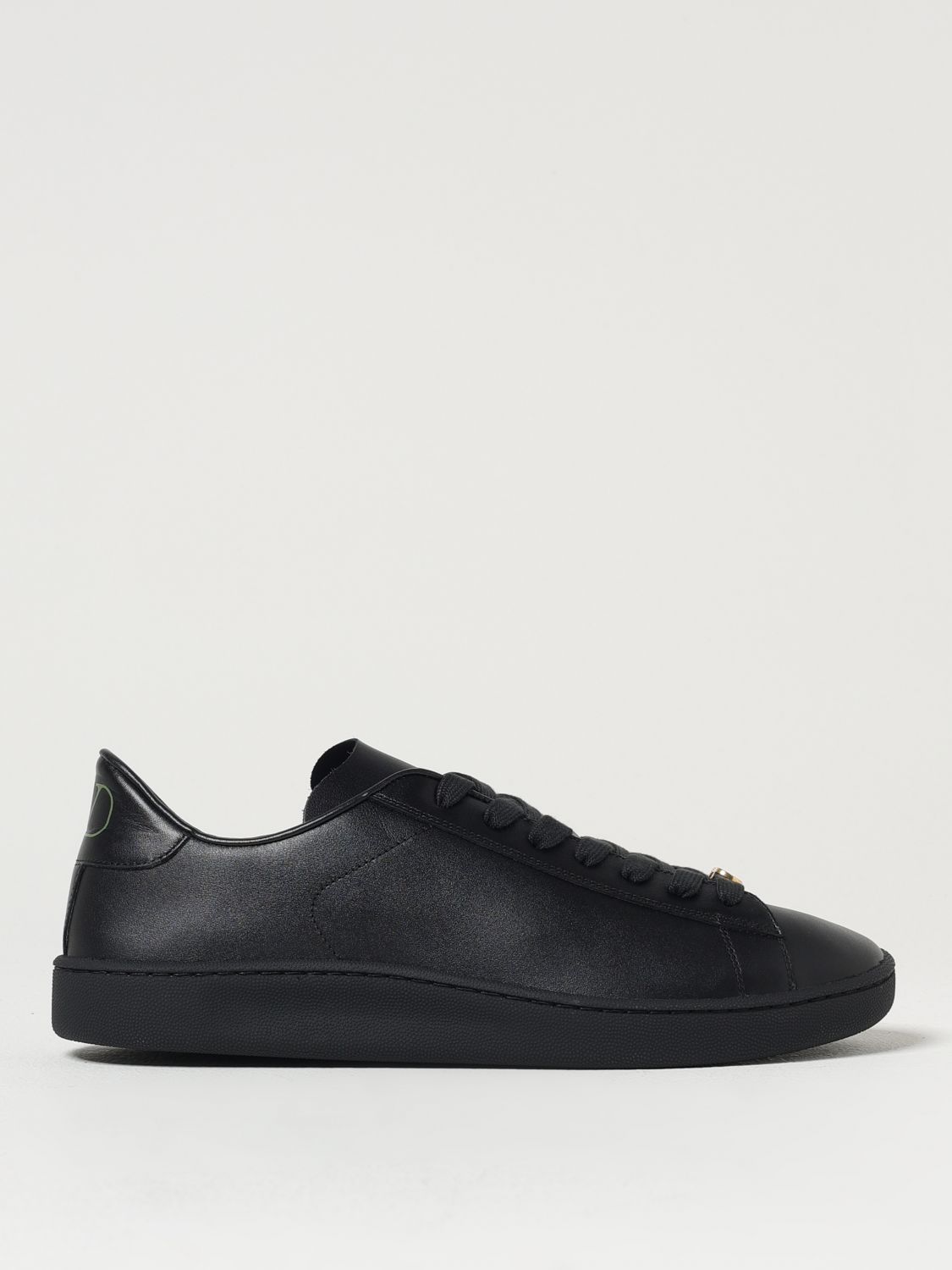 Valentino Man Black Sneakers In Black