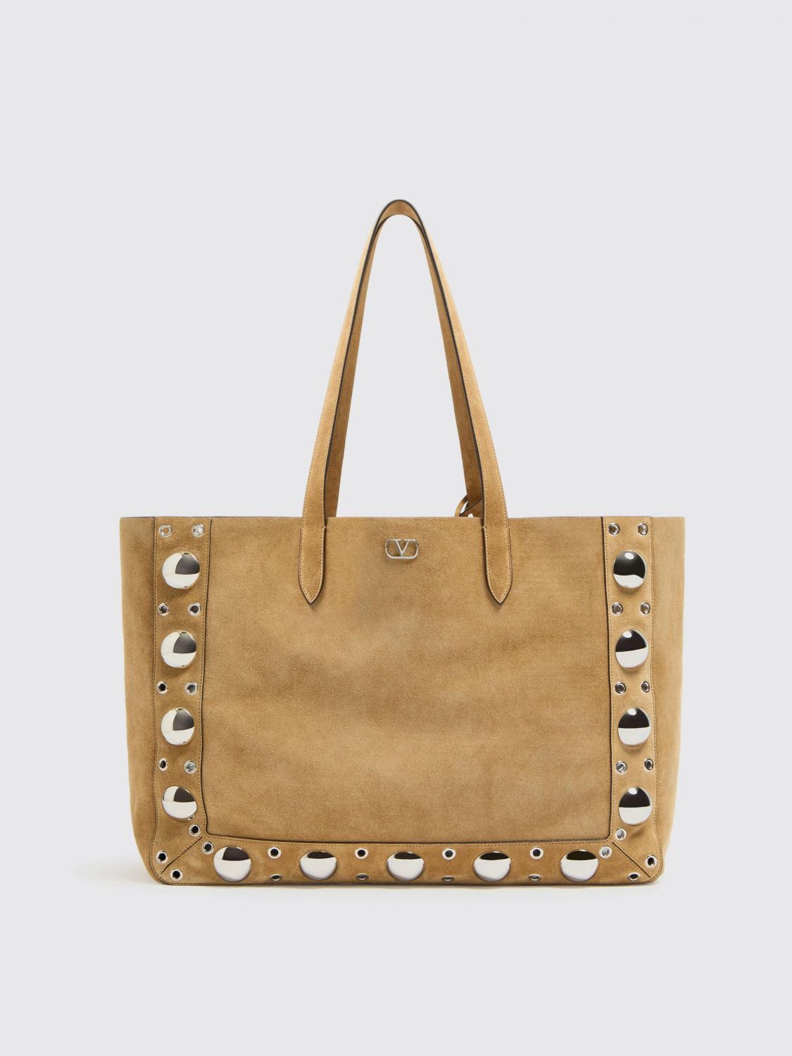 Valentino Garavani Men Nellcote Large Suede Leather Tote