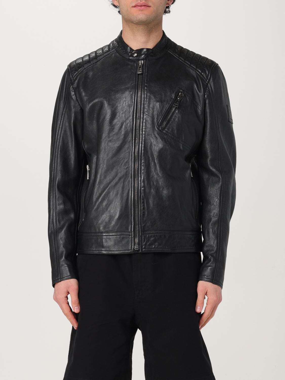 Shop Belstaff Jacket  Men Color Black