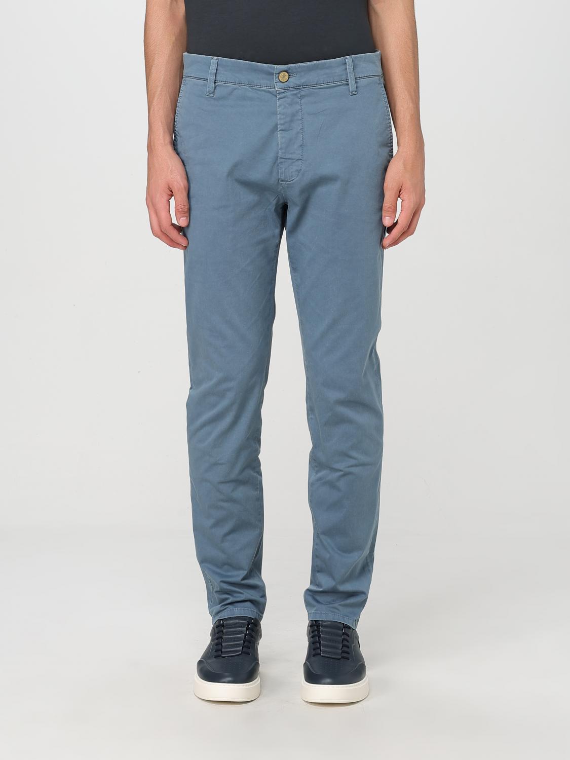 Jeckerson John Tailored Trousers In Gnawed Blue