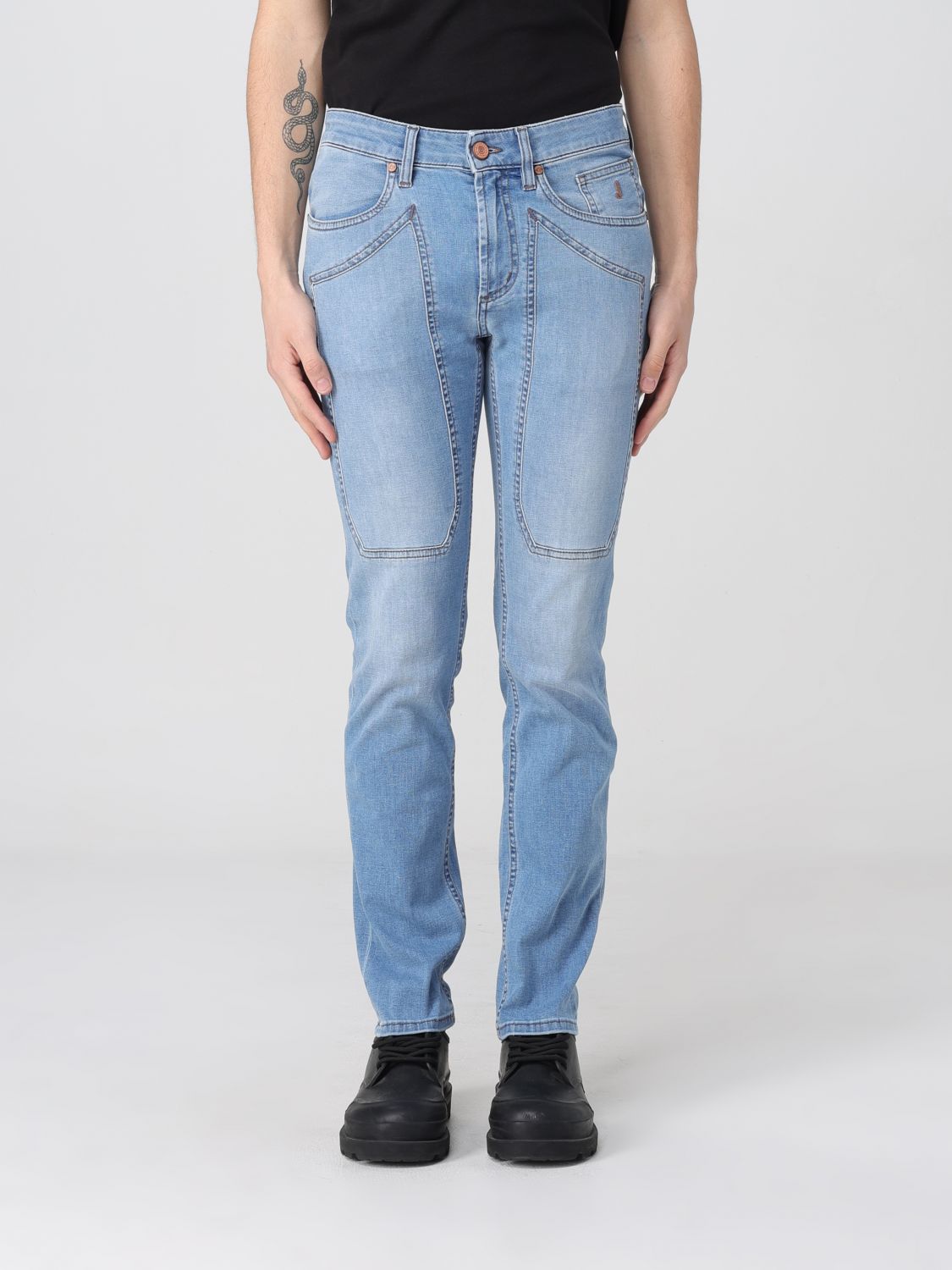 Jeckerson Jeans  Men Color Blue 1 In Blue 1