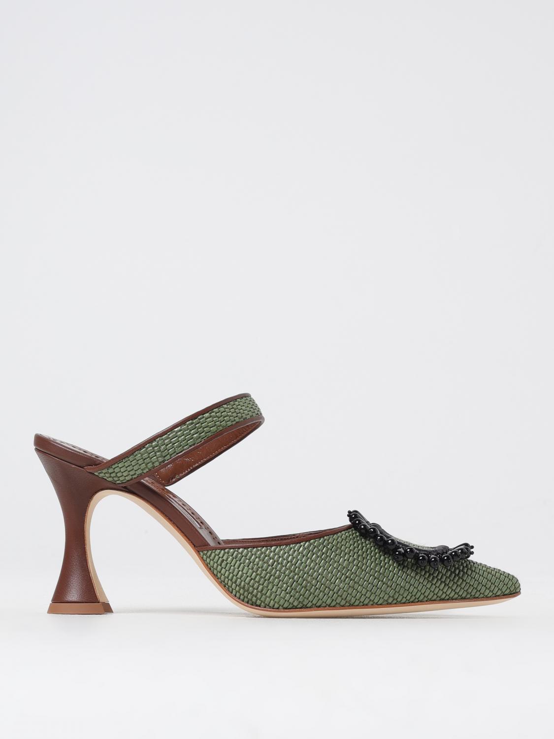Manolo Blahnik High Heel Shoes Woman Color Multicolor In Multicolor