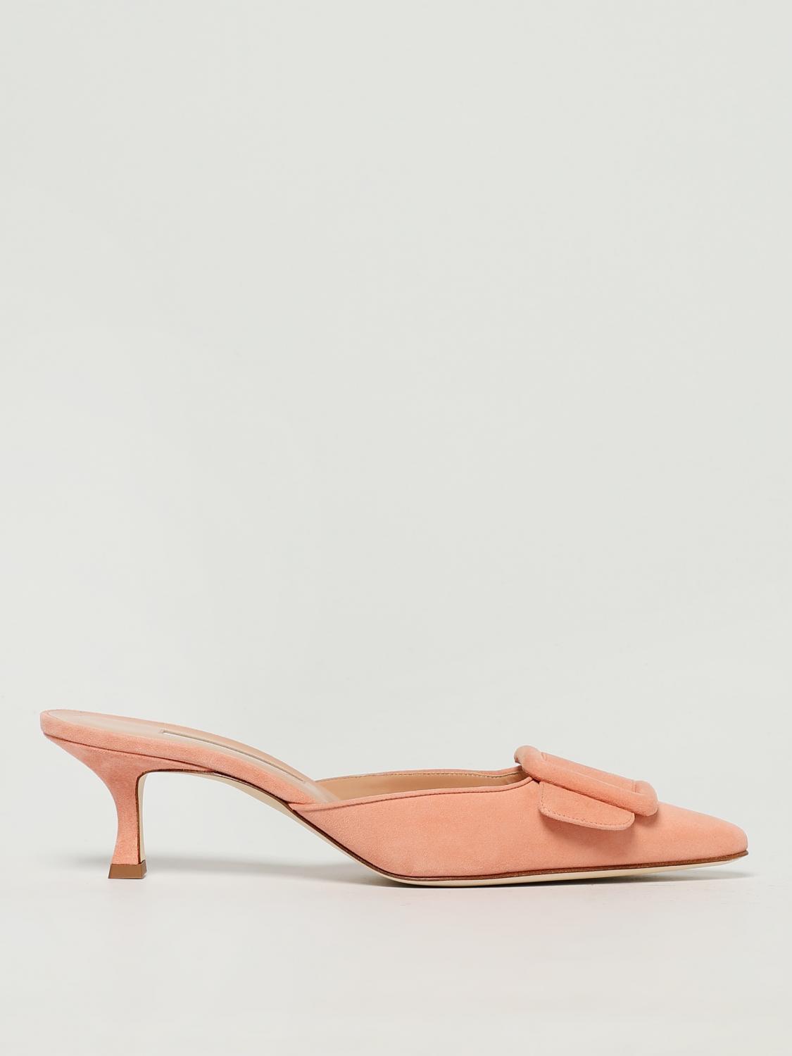 Manolo Blahnik Shoes Woman Color Coral