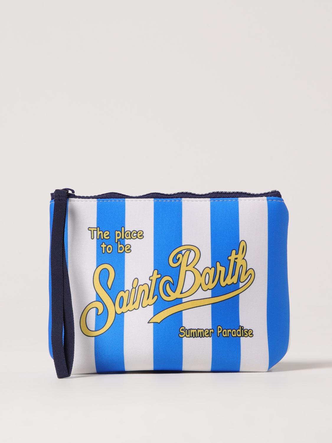 MC2 SAINT BARTH CLUTCH MC2 SAINT BARTH WOMAN COLOR GNAWED BLUE 428234011