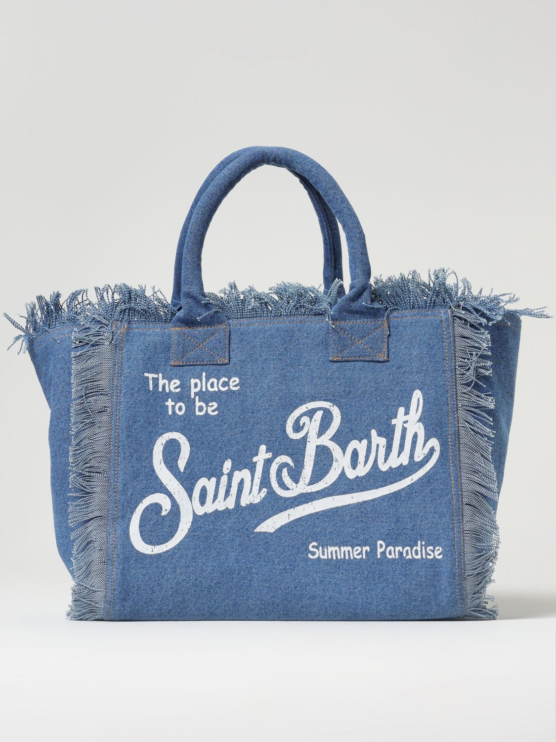 MC2 SAINT BARTH HANDBAG MC2 SAINT BARTH WOMAN COLOR DENIM 428249028