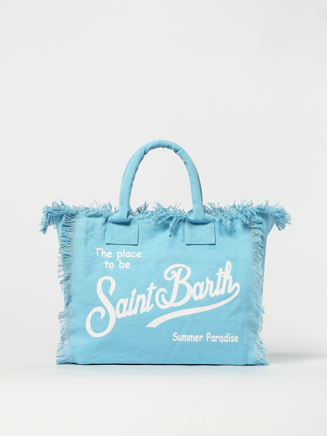 Mc2 Saint Barth Shoulder Bag  Woman Color Gnawed Blue
