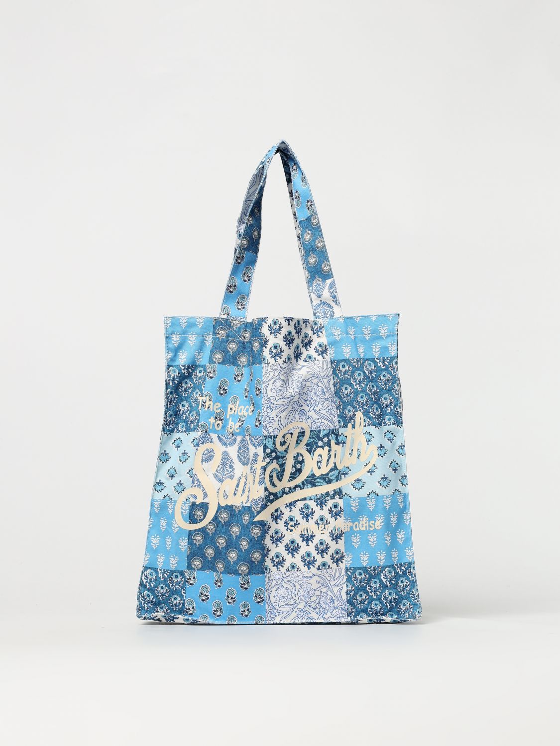 Mc2 Saint Barth Shoulder Bag  Woman Color Gnawed Blue