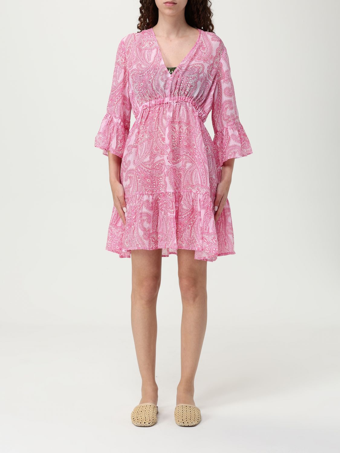 Shop Mc2 Saint Barth Dress Woman Color Pink
