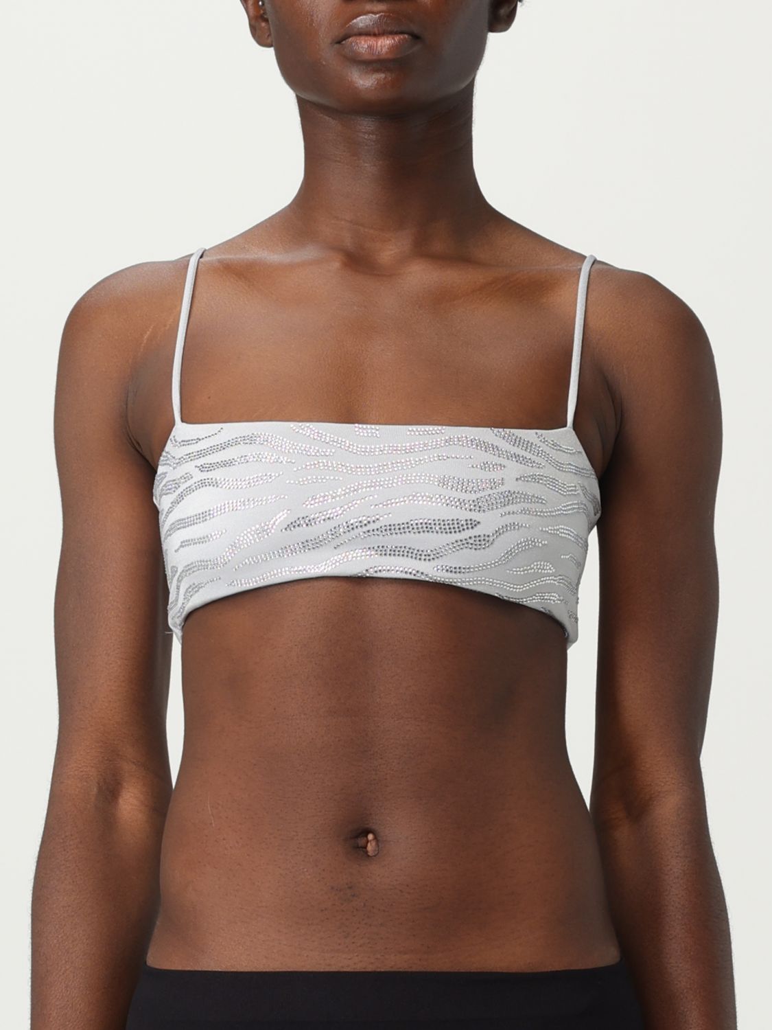 Mc2 Saint Barth Swimsuit  Woman Color Silver