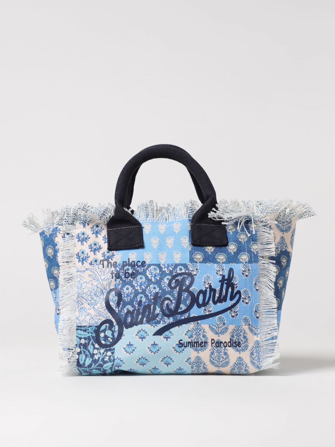 Mc2 Saint Barth Bag  Kids Color Gnawed Blue In Gnawed Blue