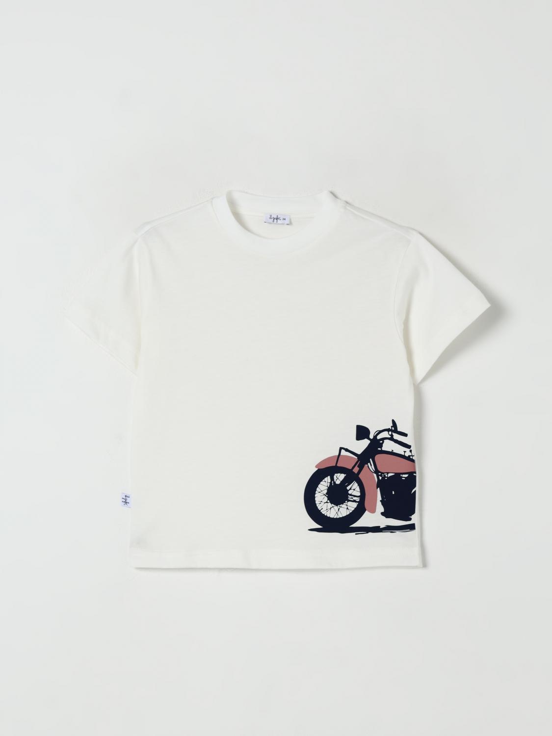 Il Gufo T-shirt In Cotone Con Stampa Grafica