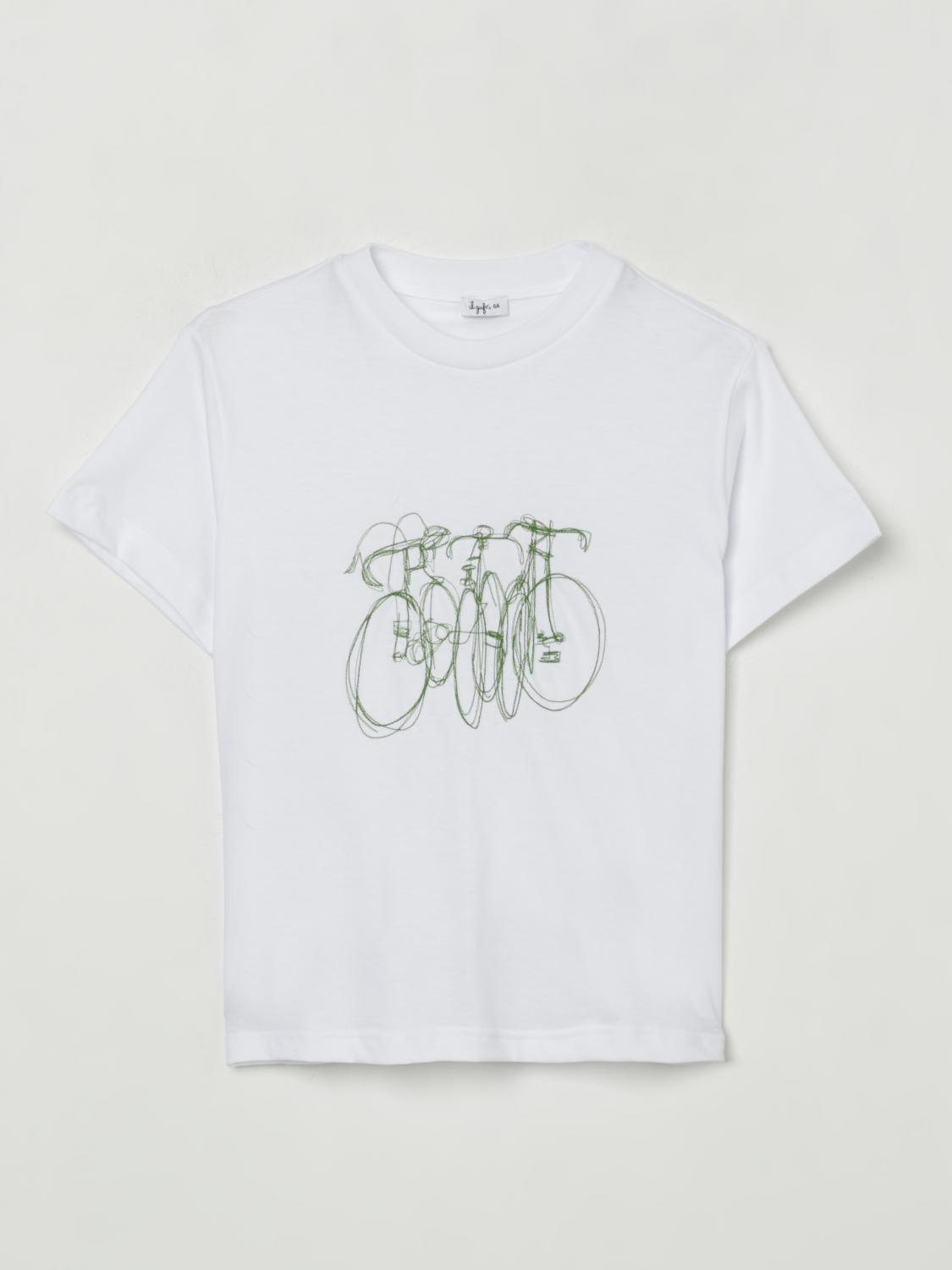 Il Gufo T-shirt In Cotone Con Stampa