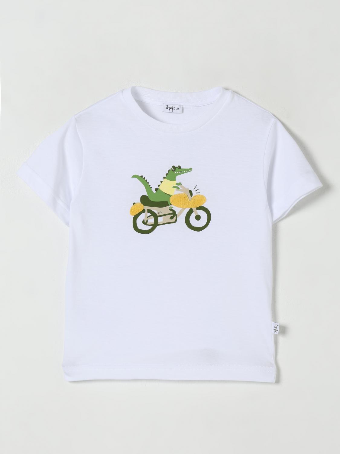Il Gufo T-shirt In Cotone Con Stampa