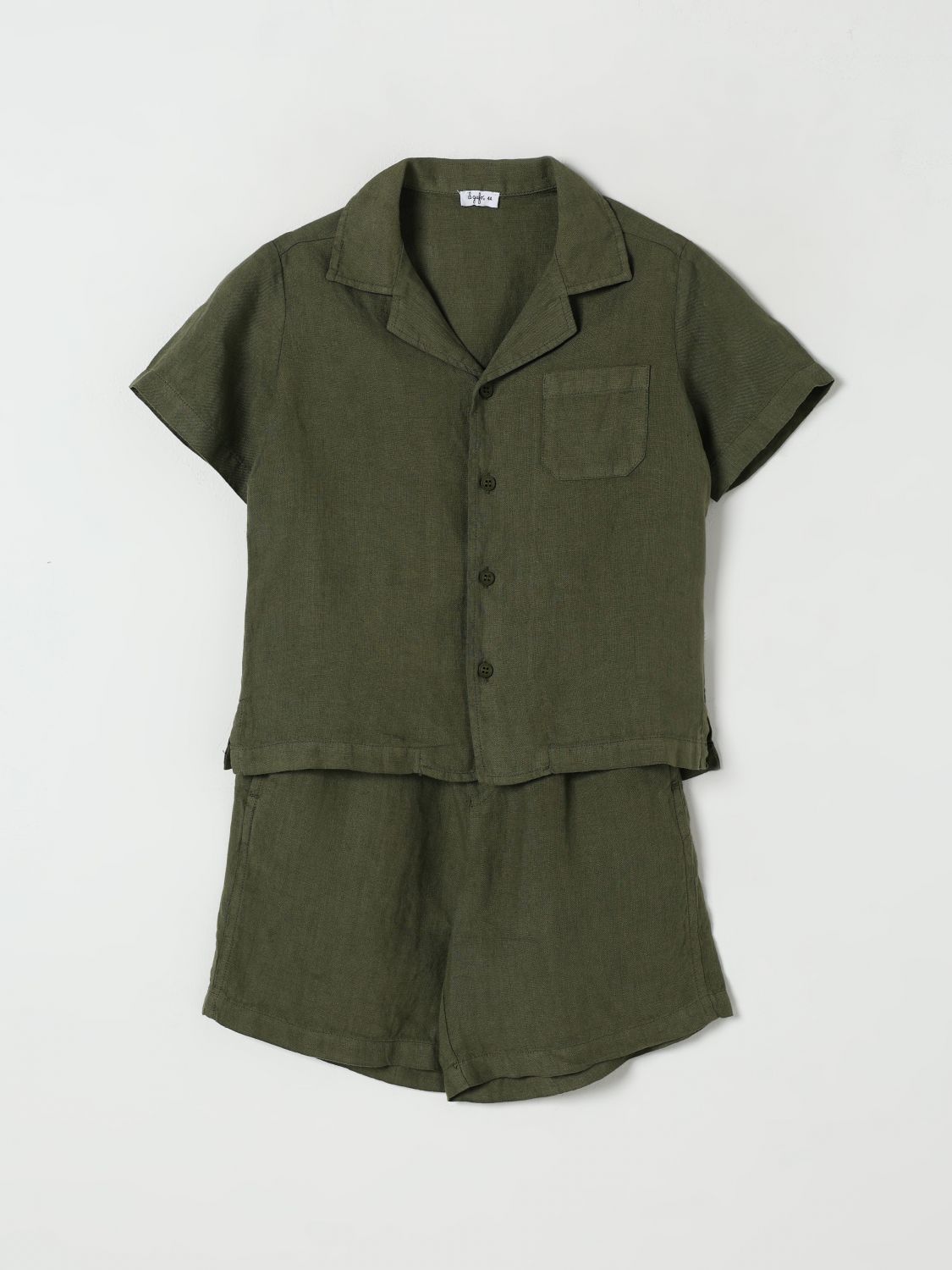 Shop Il Gufo Clothing Set Kids Color Green