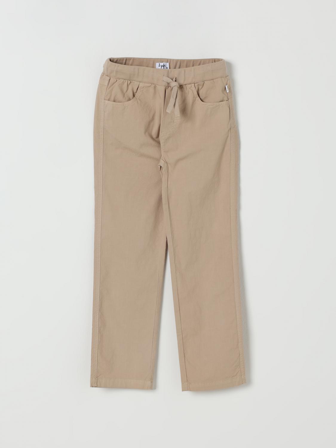 Il Gufo Pants Kids Color Beige In Brown