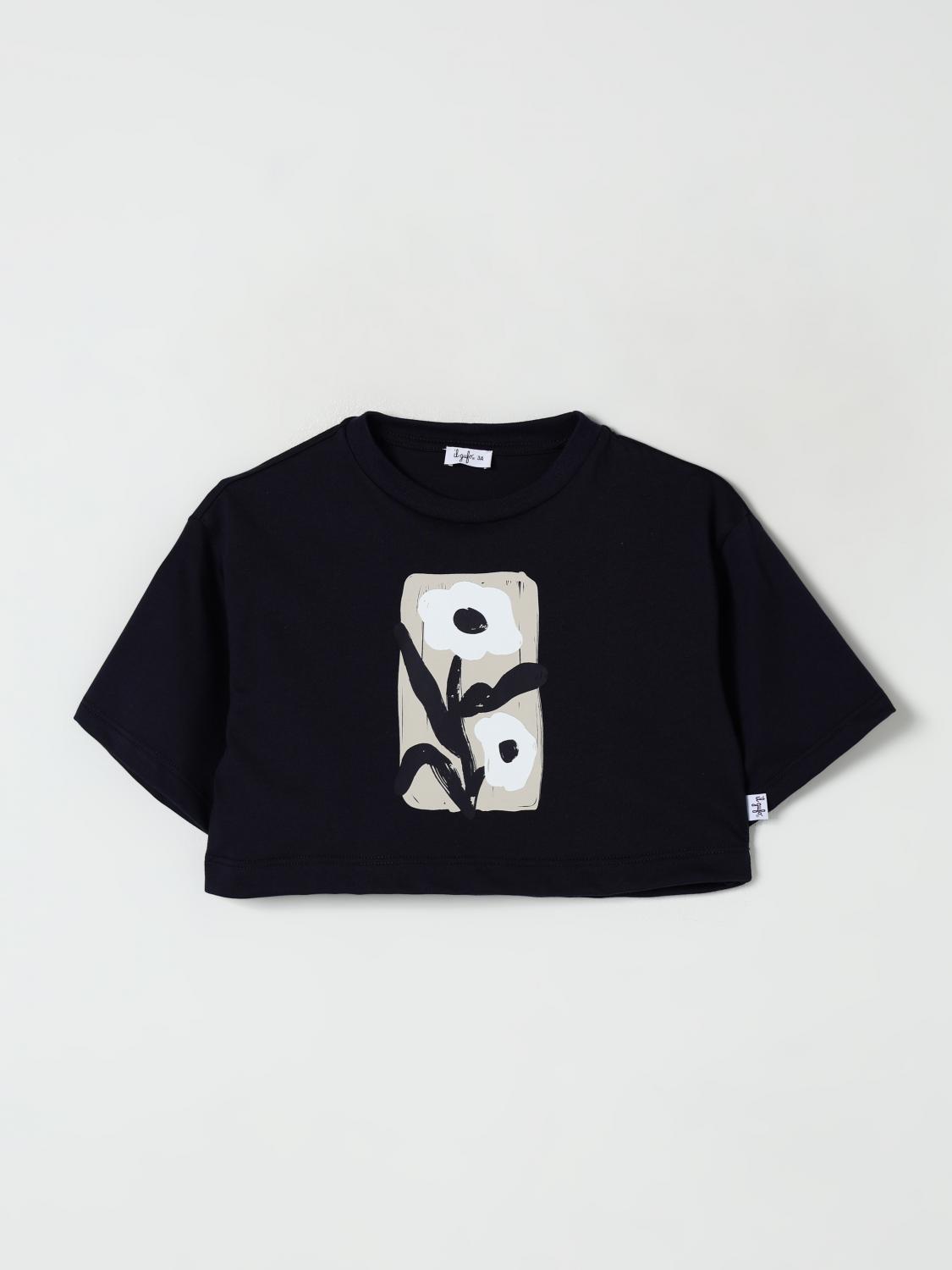 Il Gufo T-shirt Crop Con Stampa Floreale