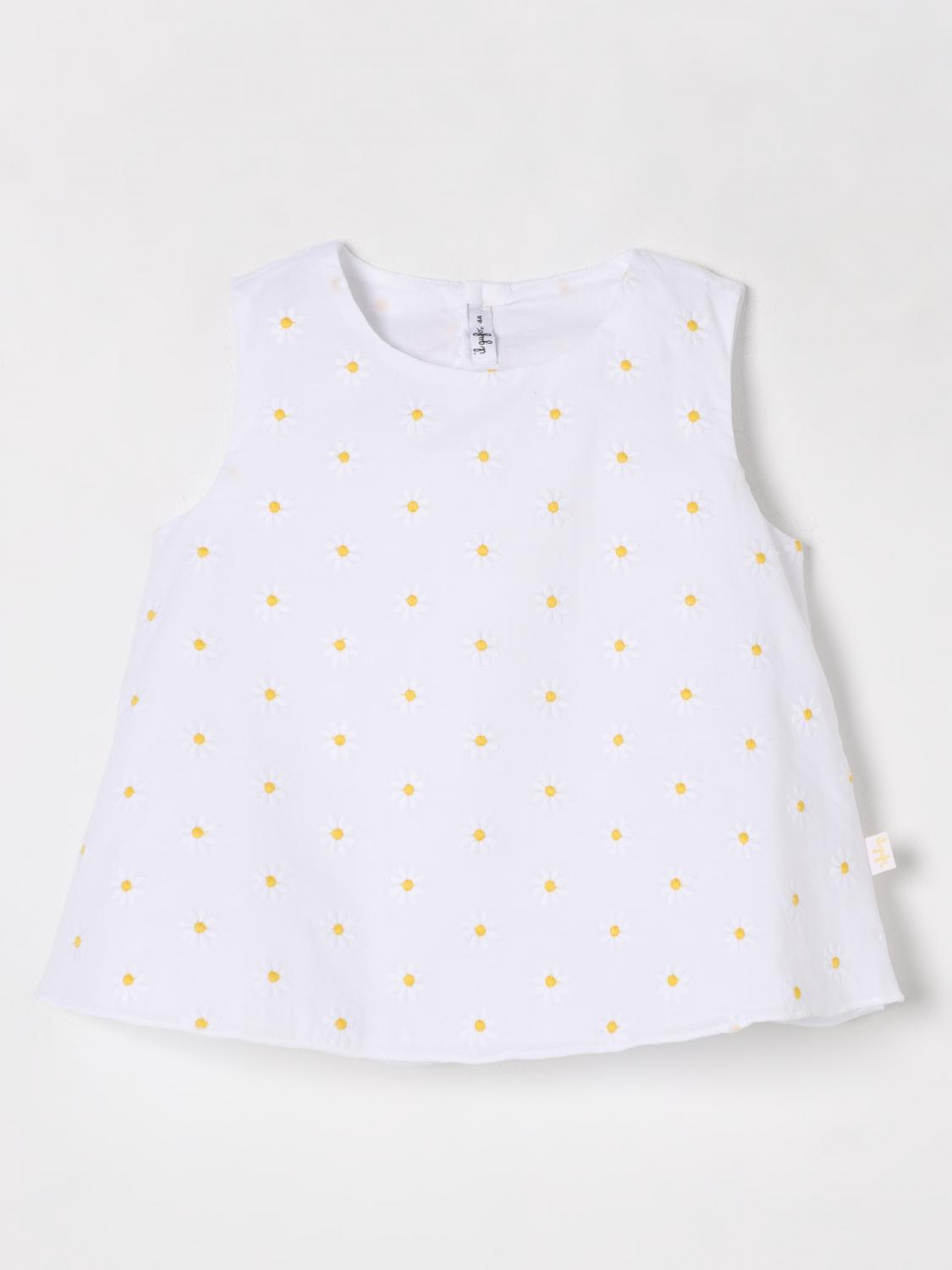 Il Gufo Top Kids Color White In White