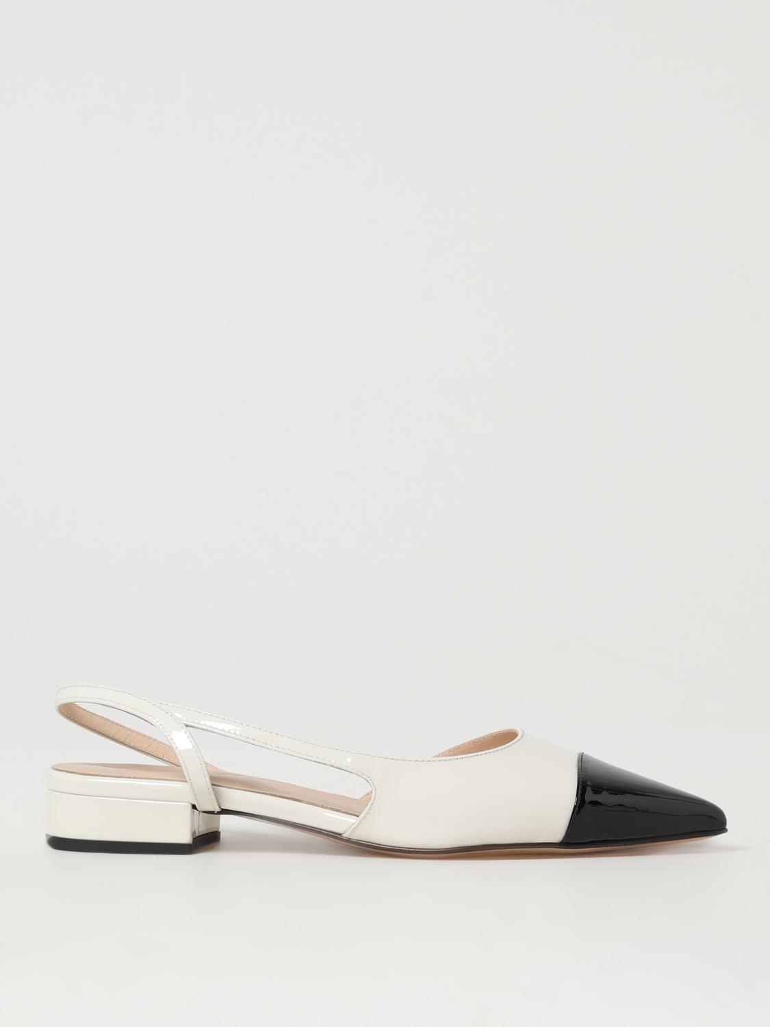 Anna F Ballet Flats . Woman Color White In Weiss
