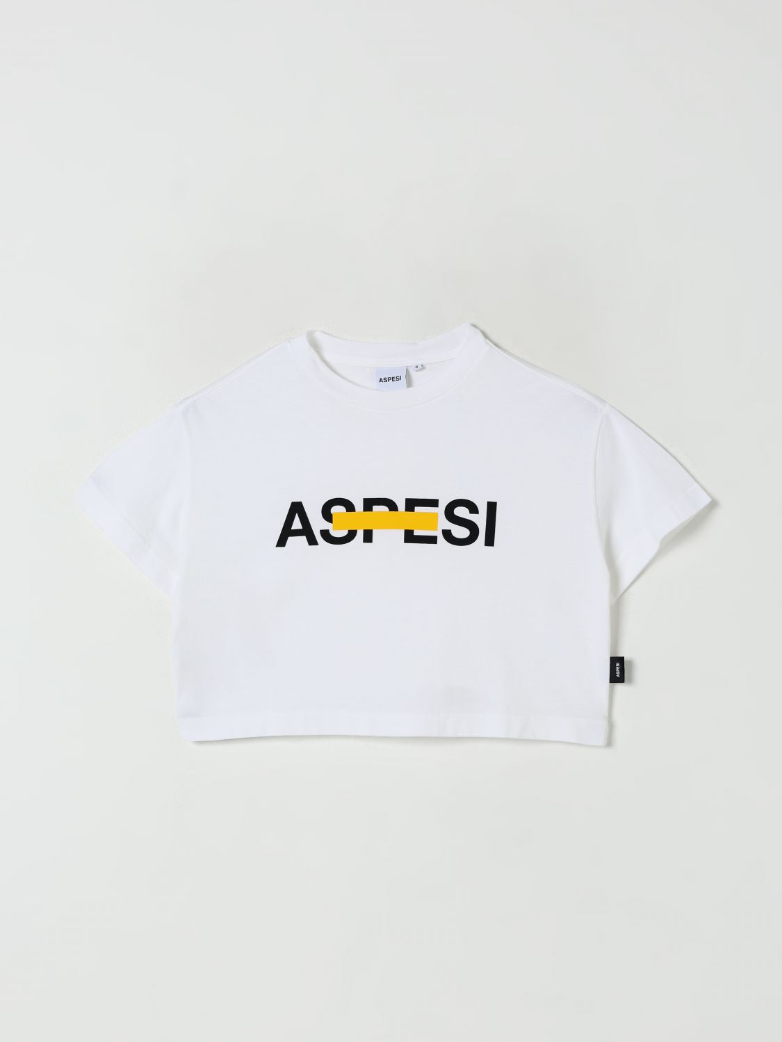 Aspesi T-shirt Crop Con Logo