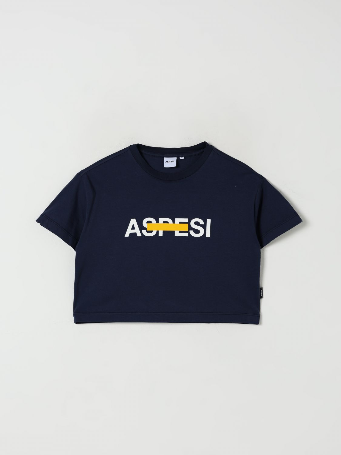 Aspesi T-shirt Crop Con Logo