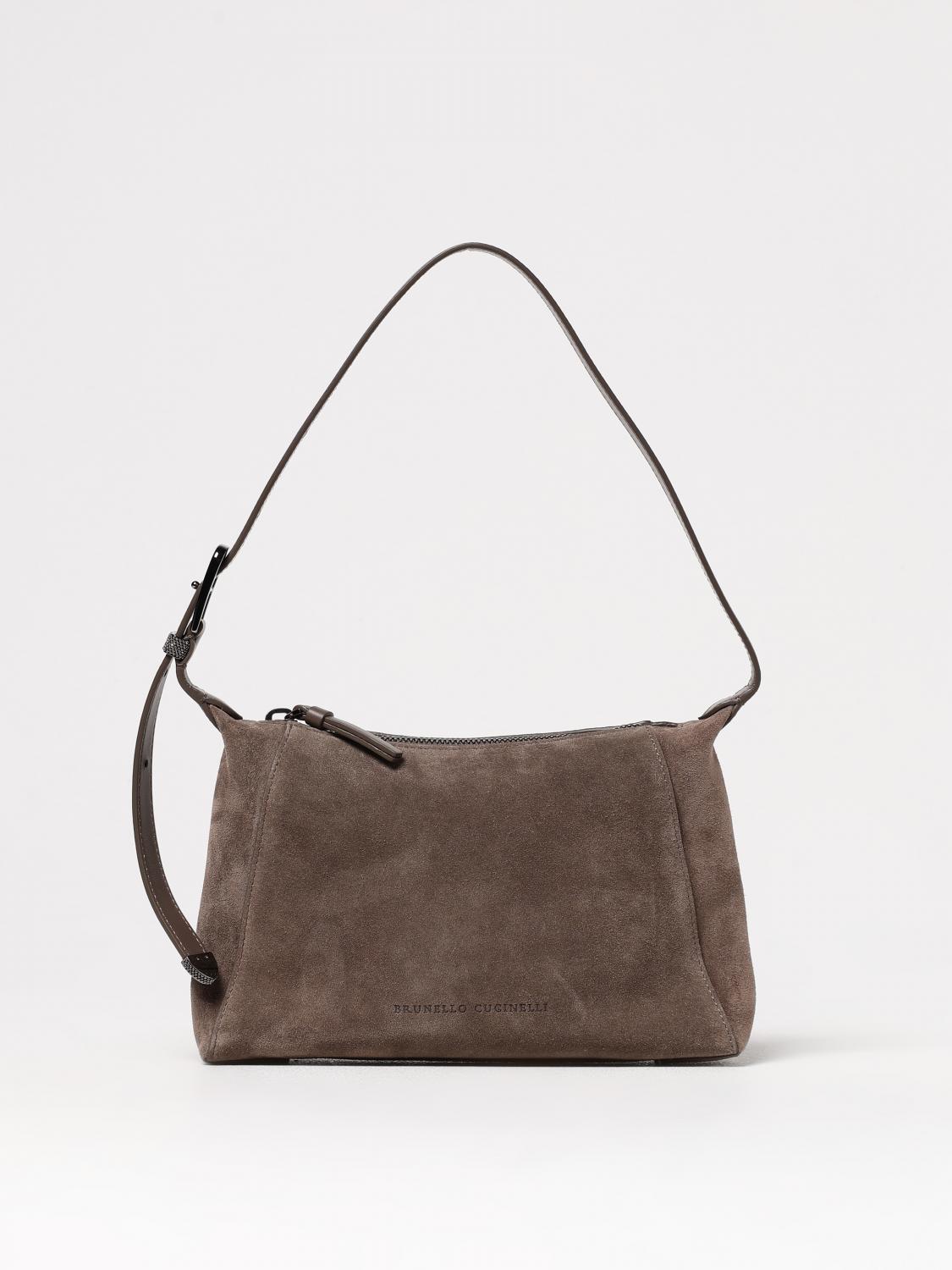 BRUNELLO CUCINELLI SHOULDER BAG BRUNELLO CUCINELLI WOMAN COLOR DARK 428533102