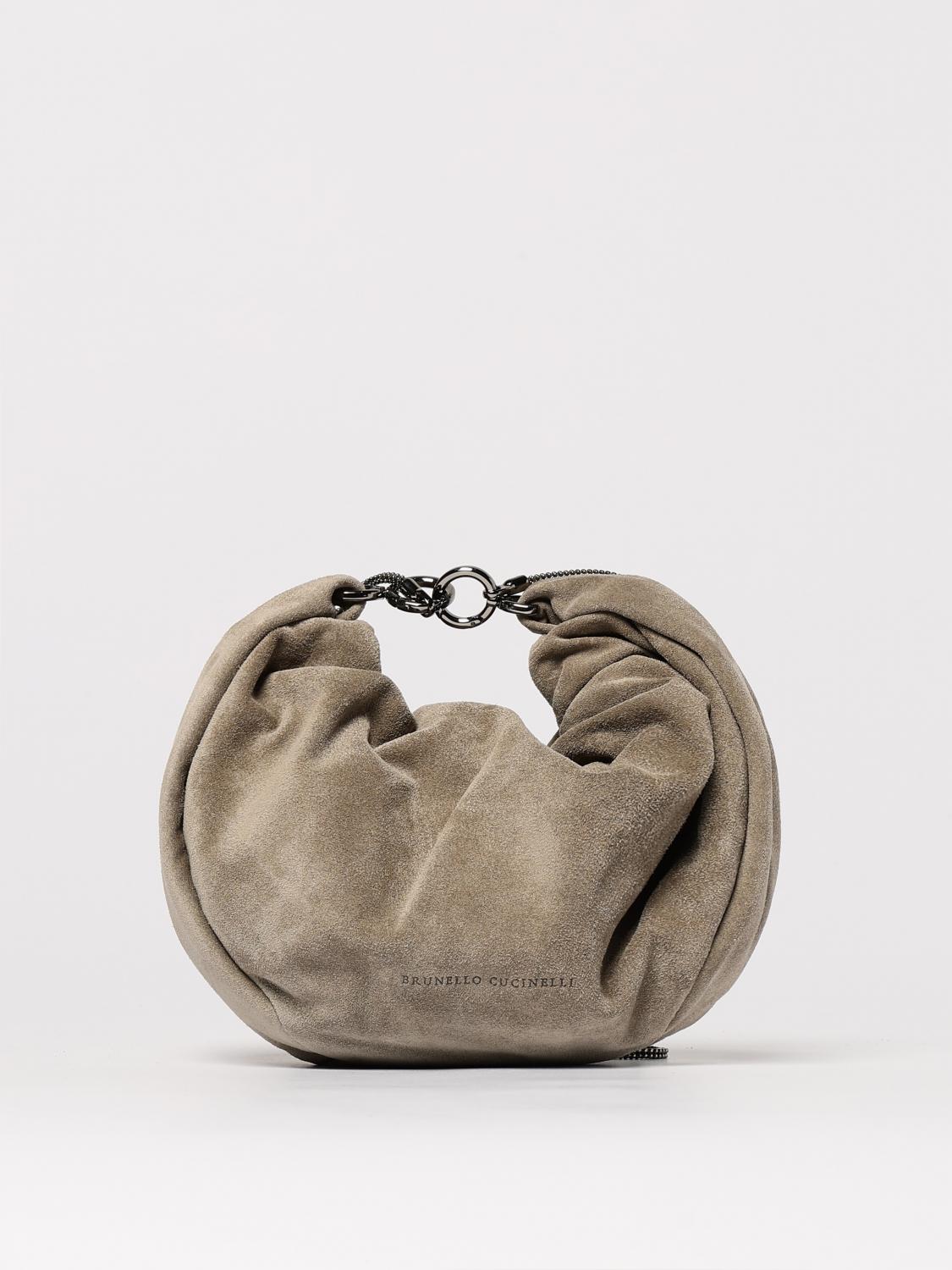 Brunello Cucinelli Crossbody Bags  Woman Color Beige In Beige
