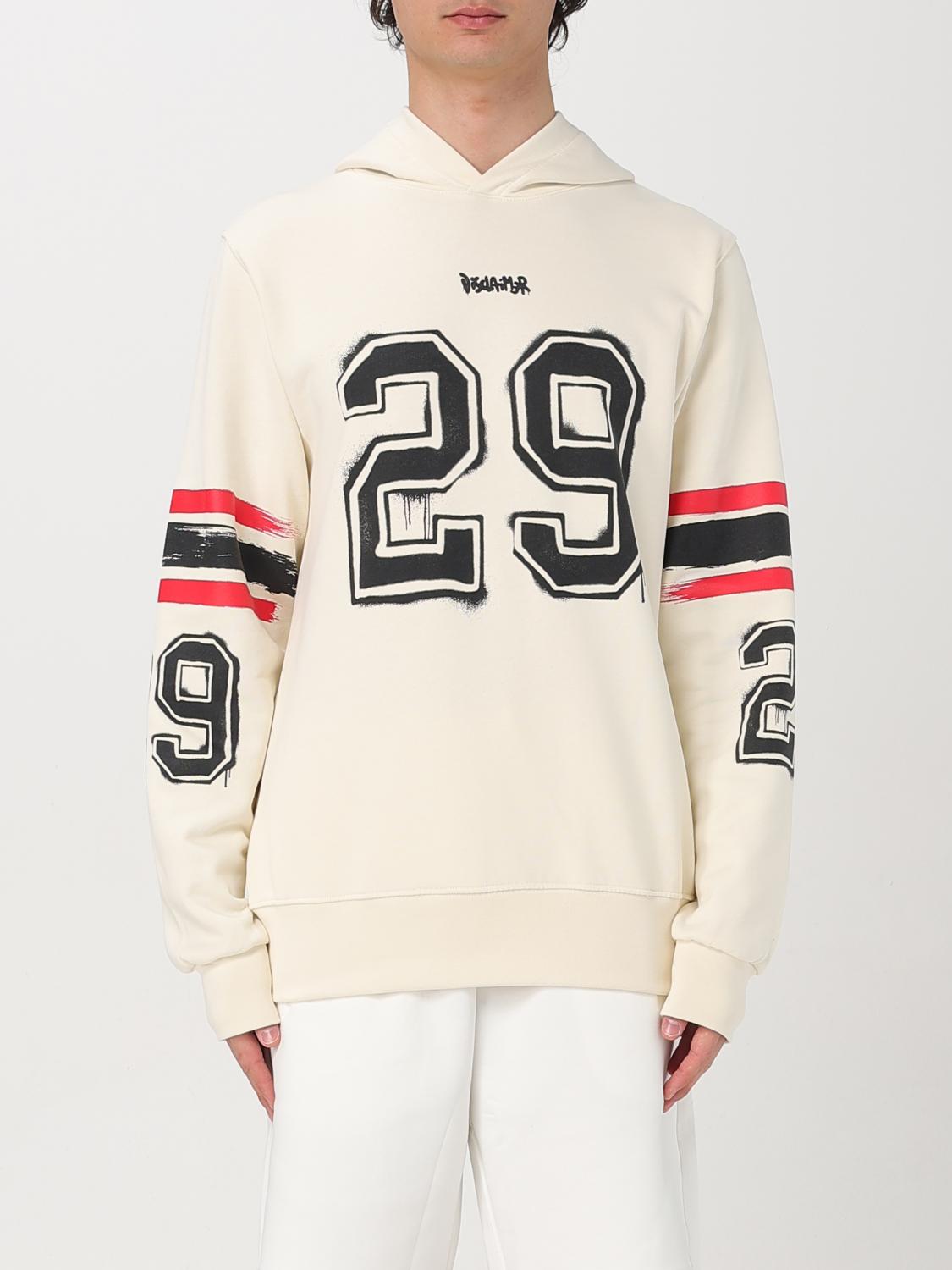 Disclaimer Sweatshirt Men Color Milk In Milk