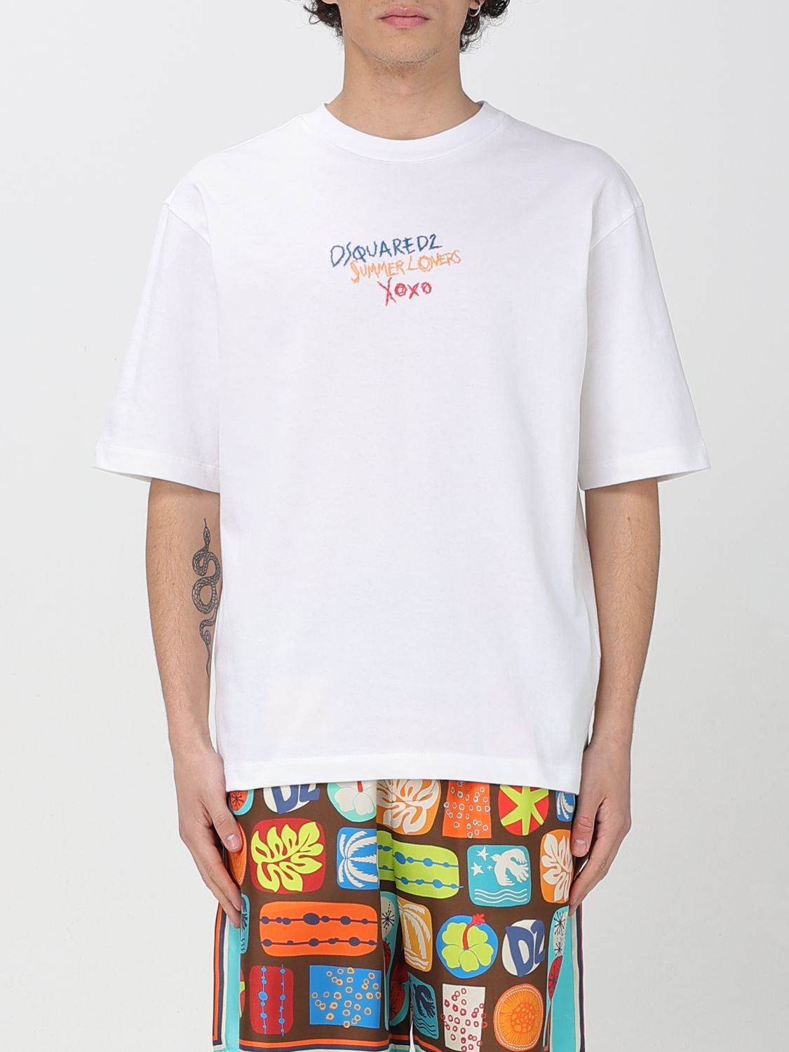 Dsquared2 T-shirt Men Color White