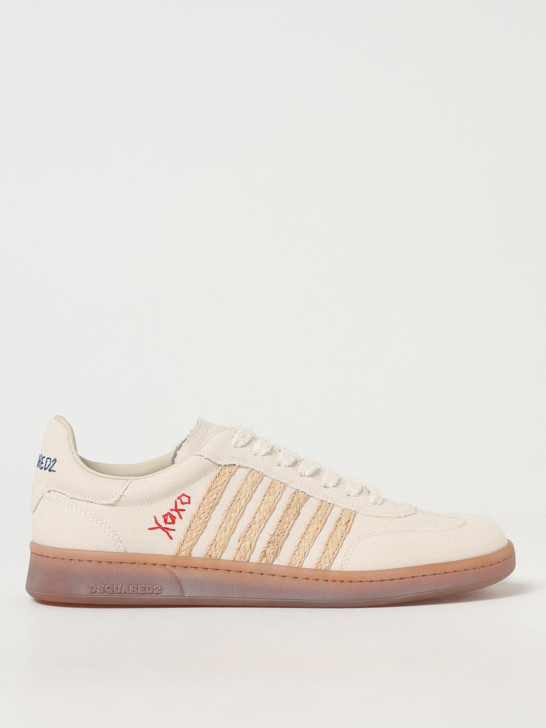 Shop Dsquared2 Sneakers Men Color Beige